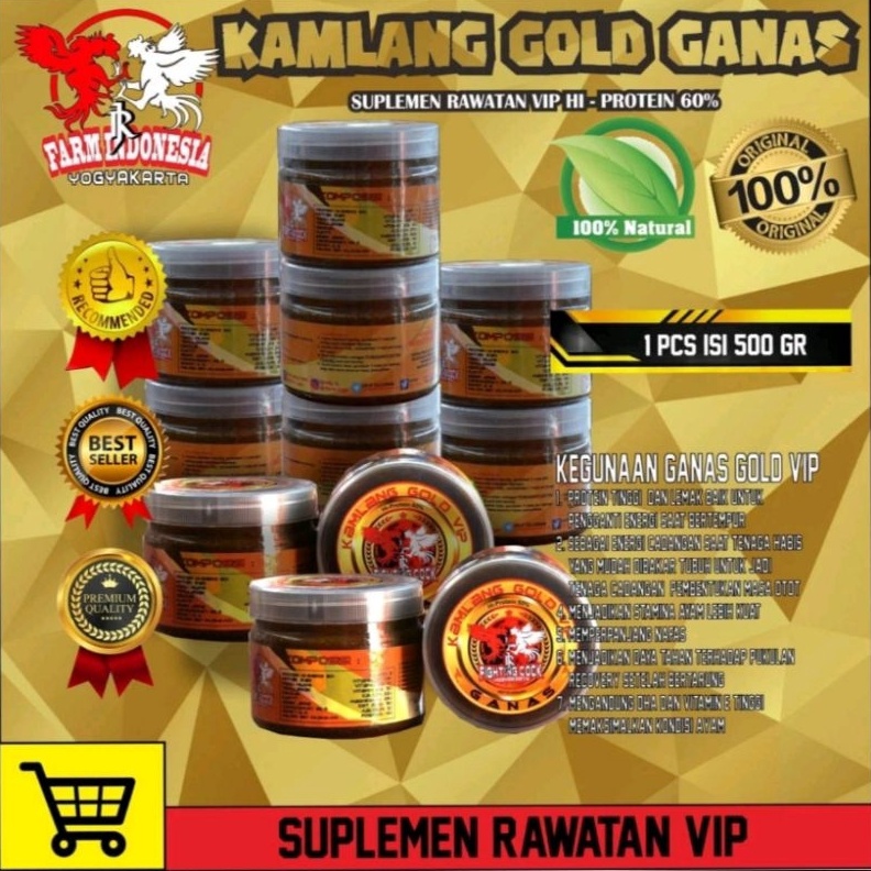 HOT Product KAMLANG BASAH KAMLANG GANAS GOLD VIP KEMASAN 500 GR 