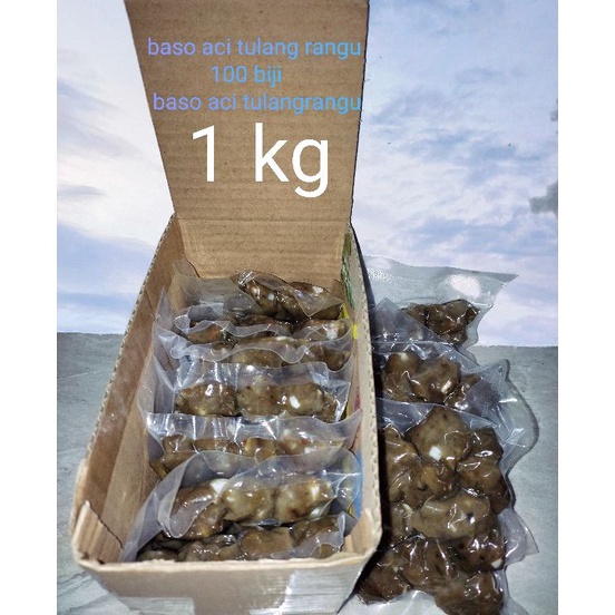 

Khusus hari ini baso aci tulang rangu 1 kg masuk 100 bji