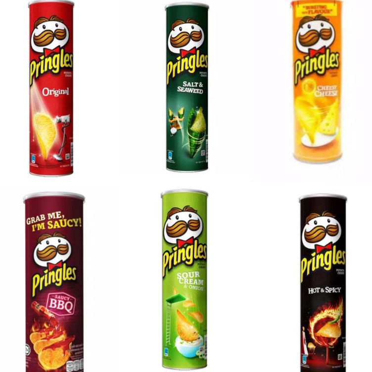 

Booming Pringles Potato Crisps 107 gr / keripik kentang