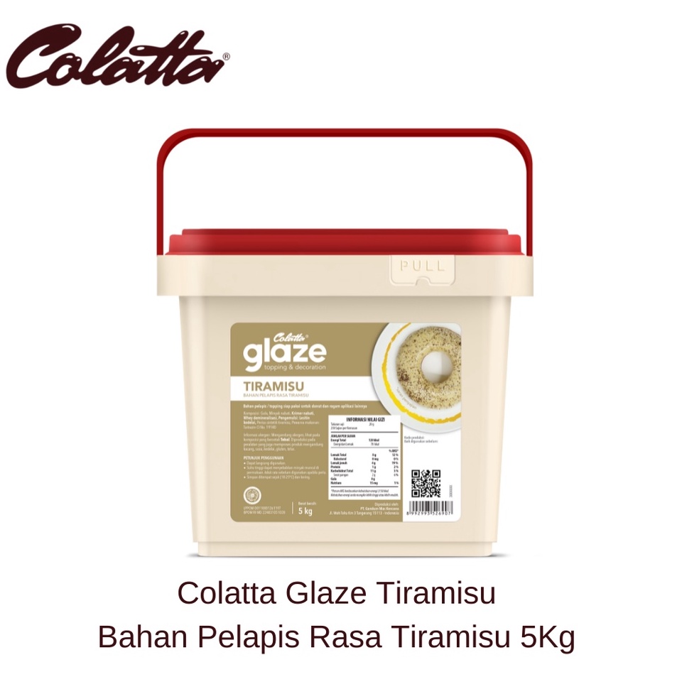 

Hanya untuk anda Colatta Glaze Tiramisu - Bahan Pelapis Rasa Tiramisu 5Kg