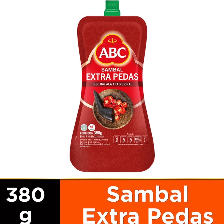 

Diskon Heboh ABC Saus Sambal Extra Pedas 380 g