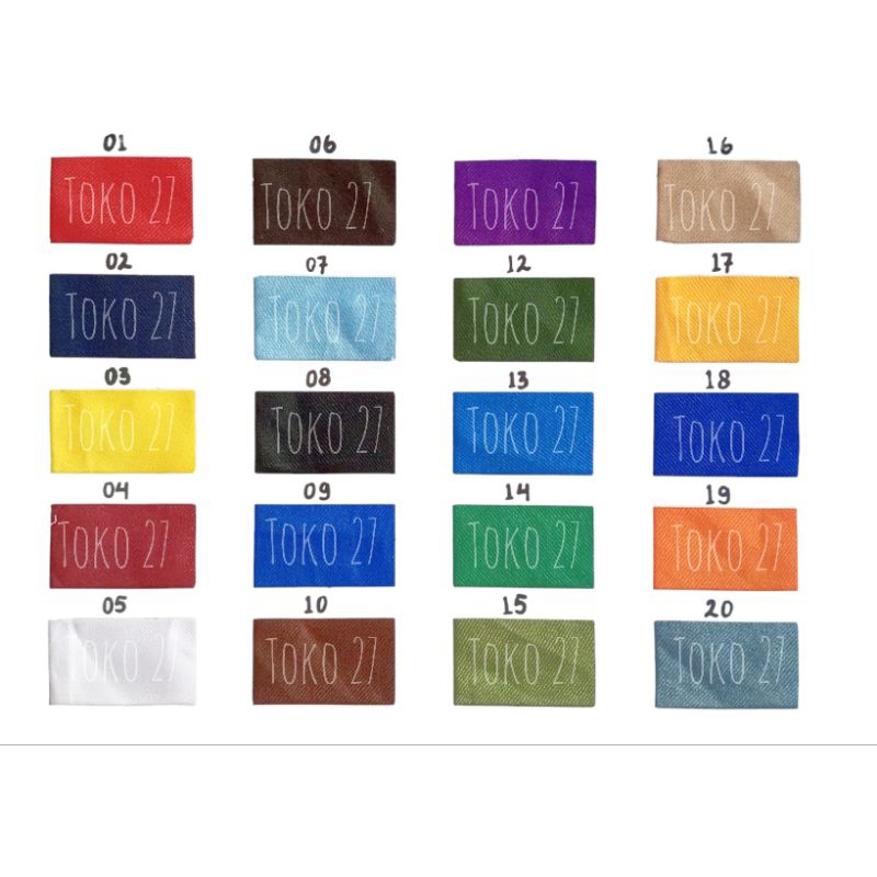 KATALOG CONTOH WARNA KAIN MATADOR