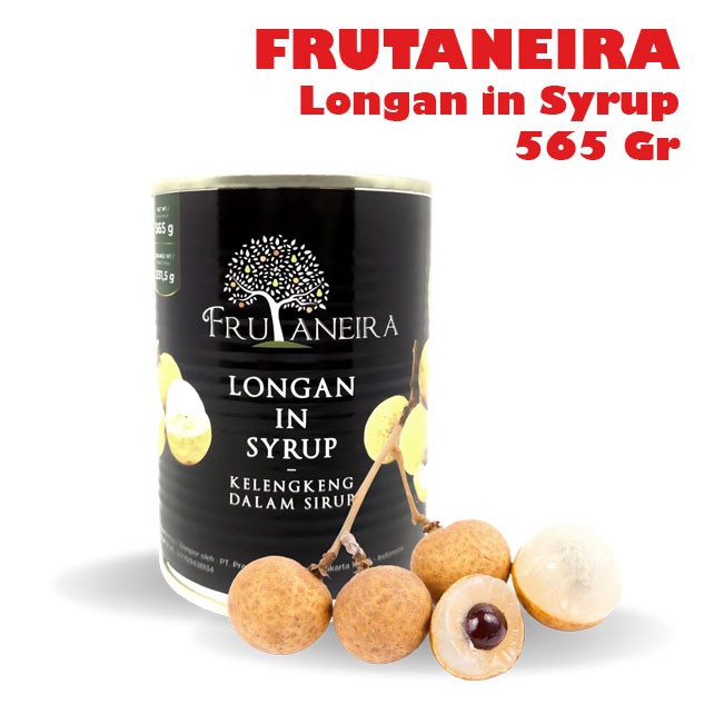 

Fresh FRUTANEIRA Longan In Syrup 565 Gram / Buahan Kelengkeng Kaleng 565gram