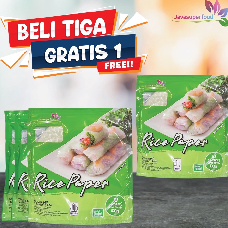 

Langsung dibeli [BELI 3 GRATIS 1] Banh Trang High Quality Rice Paper / Rice Paper / Kulit Lumpia Vietnam Rice Paper 100g / Rice paper 100g