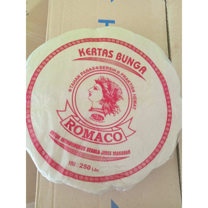 Kertas Nasi Bunga Romaco 250Lembar