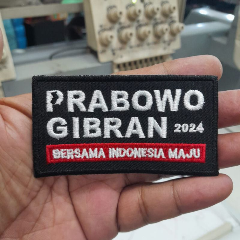 BORDIR PRABOWO GIBRAN CUSTOM BORDIR PRABOWO GIBRAN