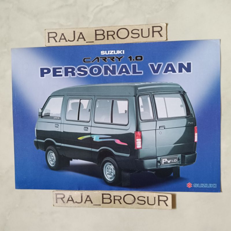 Poster brosur katalog flyer Suzuki Carry 1.0 Personal Van