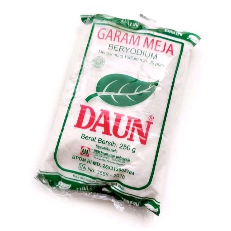 garam daun garam meja garam memasak garam beryodium 250g