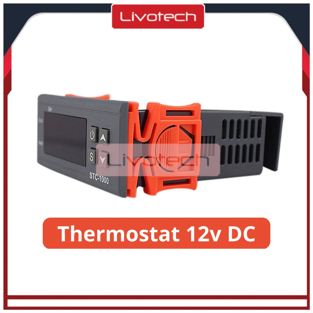 BISA ✨COD✨ Thermostat/Termostat Digital STC-1000 12VDC Suhu Temperature Control Kontrol Pemanas Pend