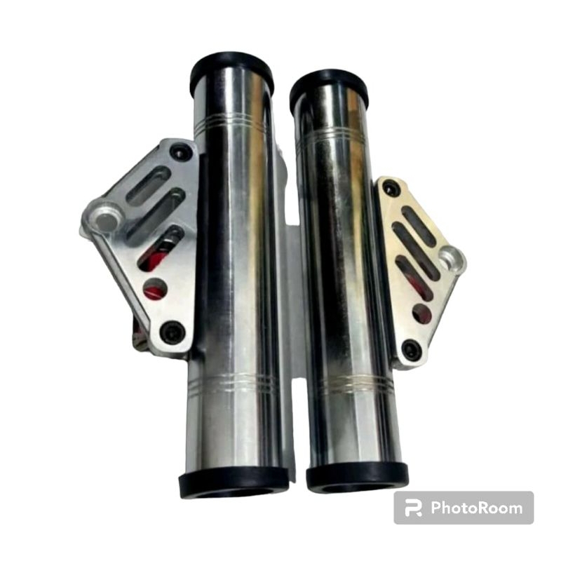 Breket Kupingan Lampu Pesek Stainlest Model CNC GL CB GL 100 / kupingan pipa stenlist breket