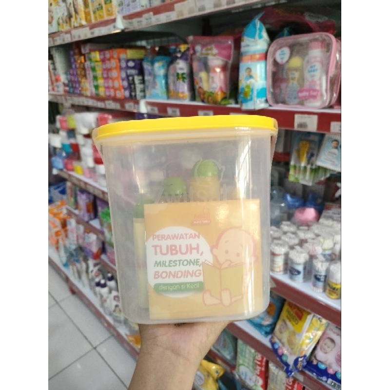 Zwitsal Natural basic pack || paket sabun & bedak bayi set toples