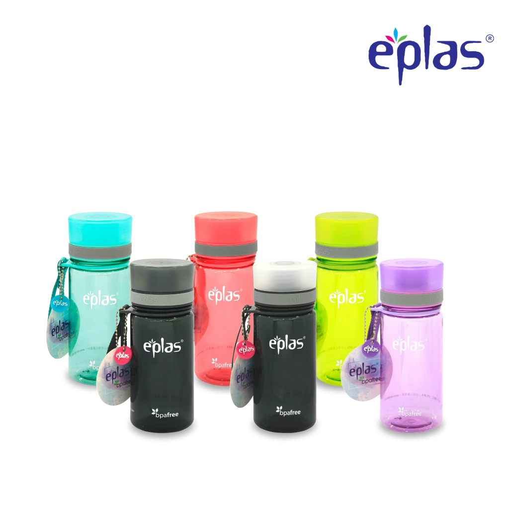 EPLAS Kids Water Bottle With Handle (300ml), Botol Air, Water Tumbler, BPA Free EGHT-300