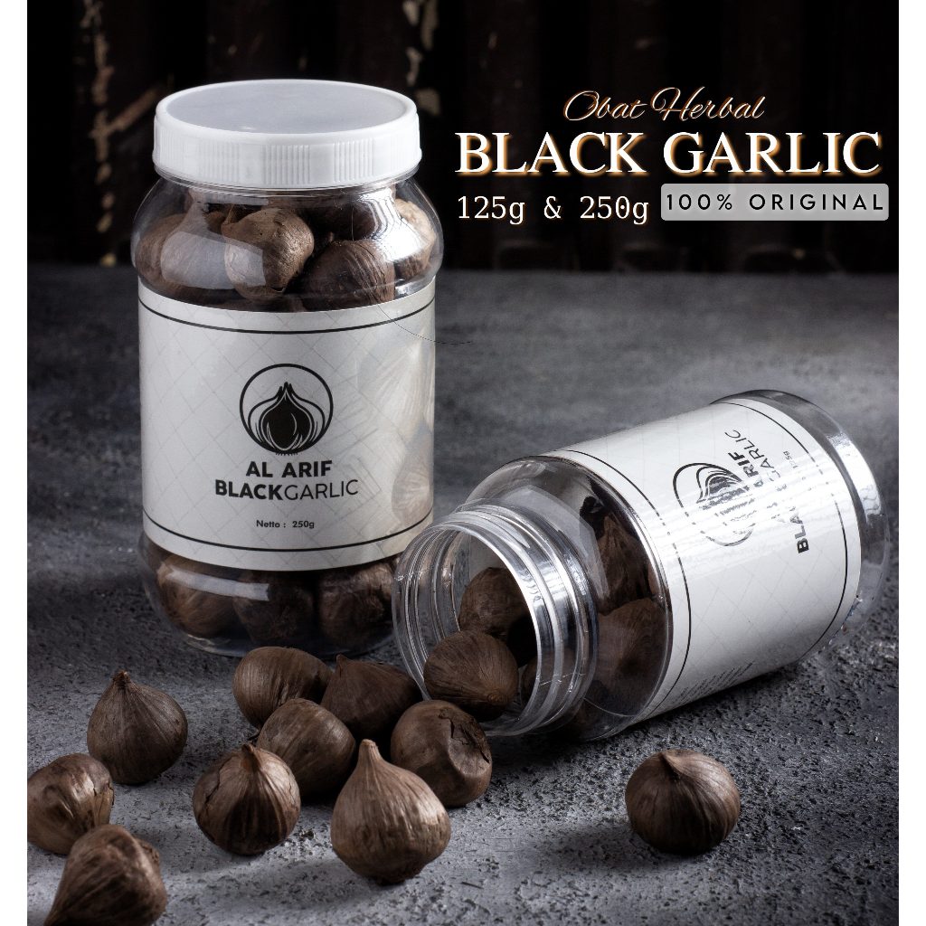 

Bawang Hitam Tunggal Alarif Black Garlic 250g