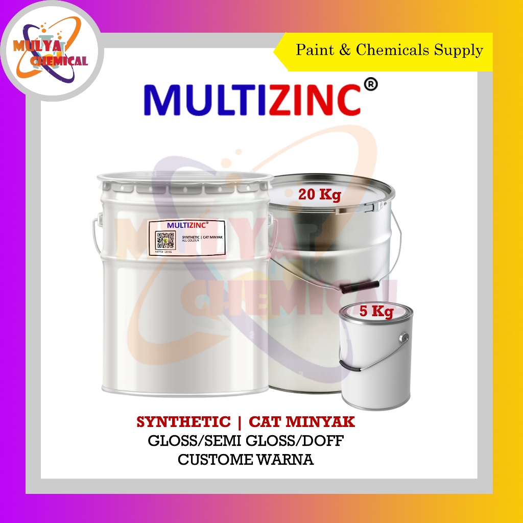 CAT SYNTHETIC / CAT MINYAK / CAT BESI GLOSSY - 20 Kg