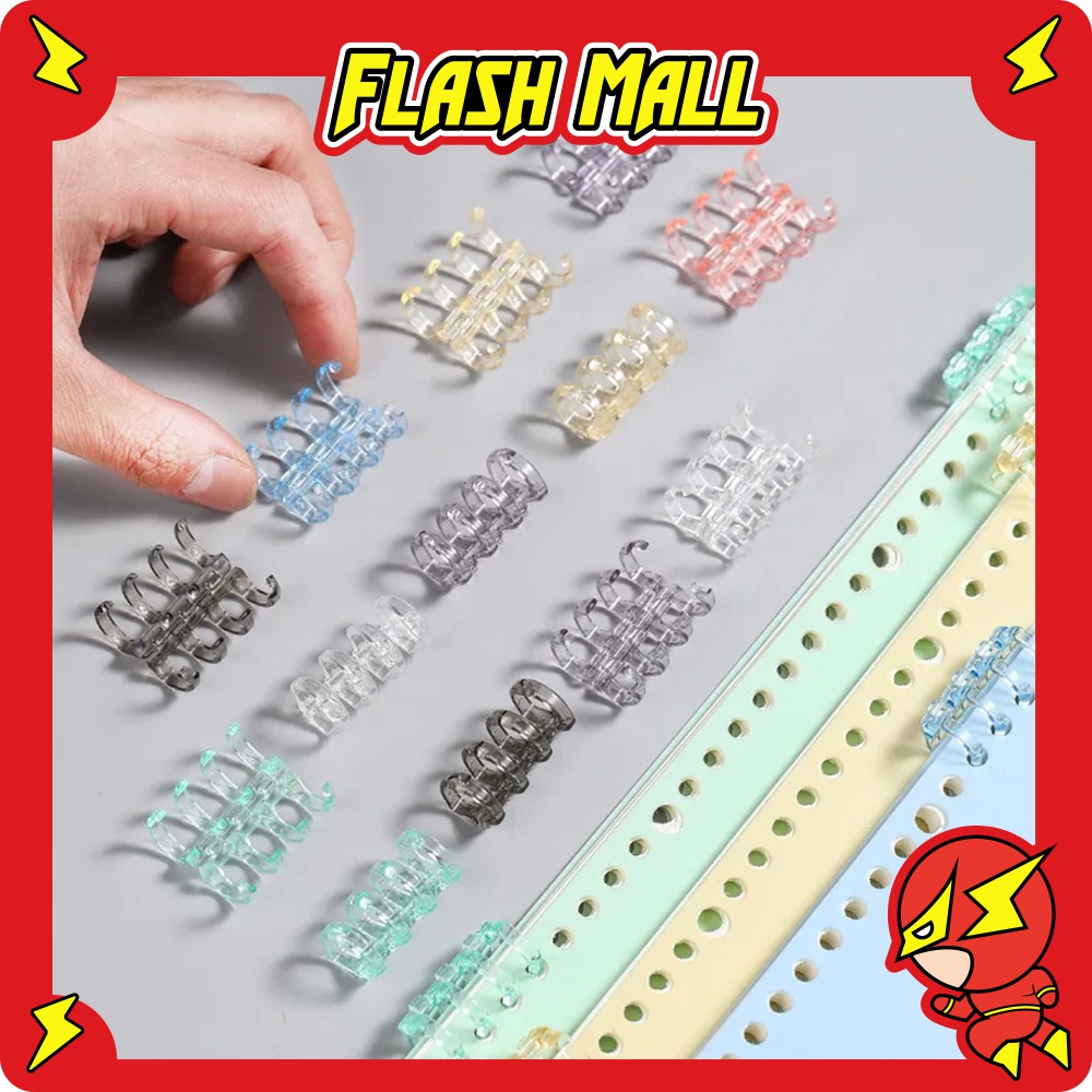 

FLASHmall DIY Binding Ring Binder ( 4 Rings ) Colors S114