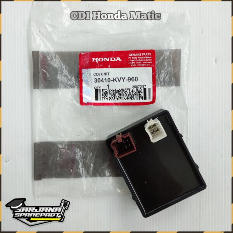 CDI ECU Assy Motor Honda Old Beat Scoopy Spacy Lama Karbu