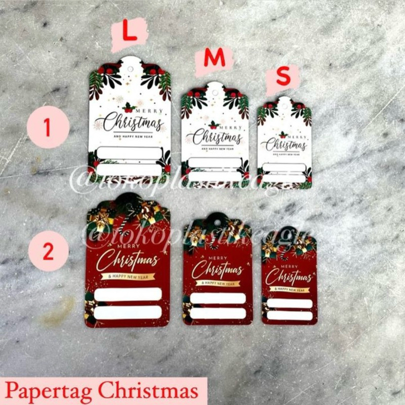 

(isi 5pcs) [CHRISTMAS EDITION] Papertag Natal