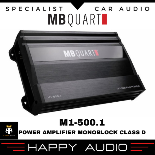 Power Amplifier Monoblock MB-QUART M1-500.1 Class D 500 Watt Original