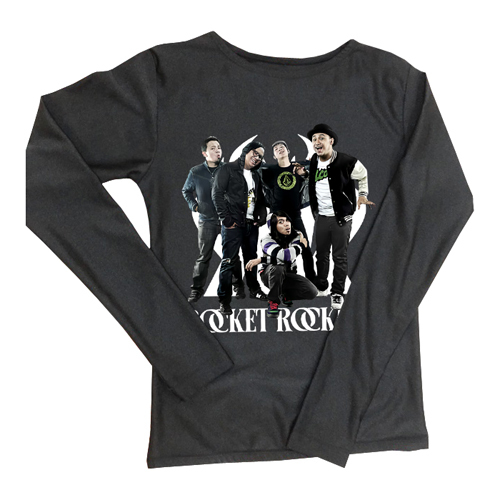 Kaos Tangan Panjang Band Rocket Rockers Tshirt Unisex Casual Cotton Tees New Arrival T-SHIRT
