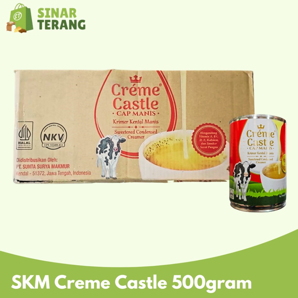 

Serba Murah susu CREME CASTLE 500g kental manis cream Castel 500 gram C58 ➺