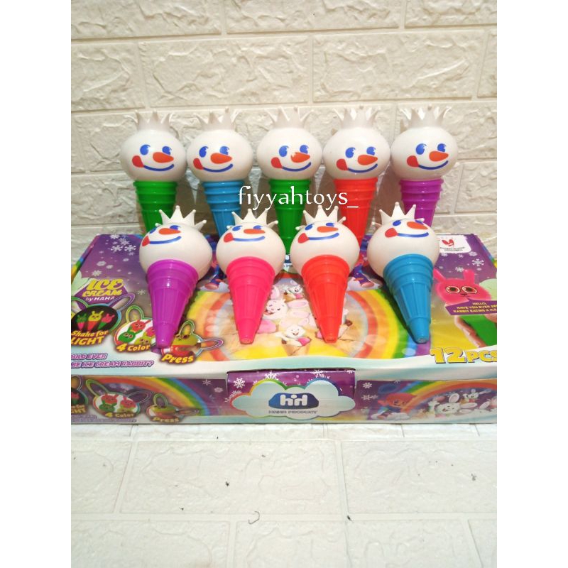 Mainan Rubber Stik Mixue - Rubber Stik Suara dan Lampu LED