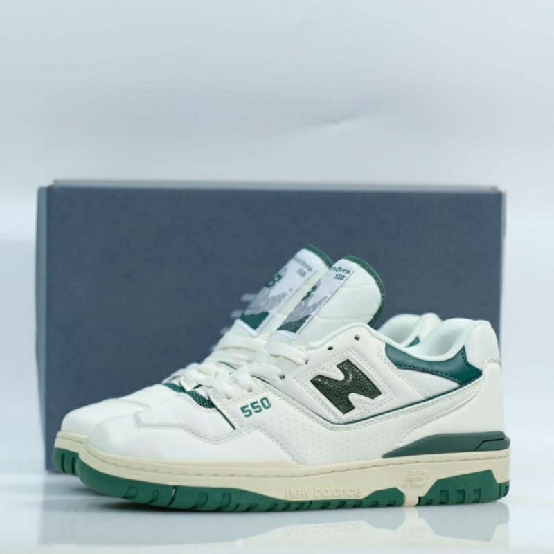 New Balance 550 Aime Leondore White Green