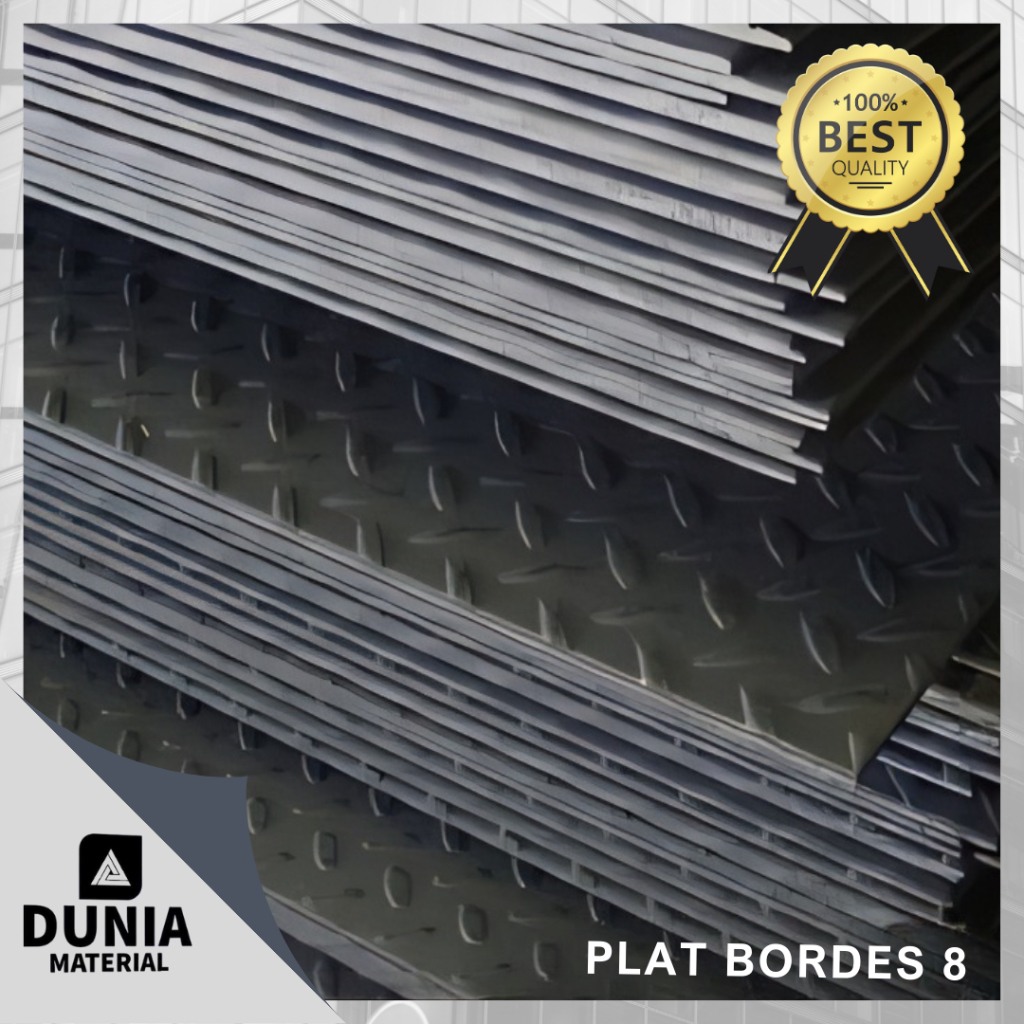 Plat Besi Bordes 8 mm