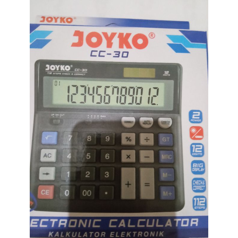 

kalkulator joyko 30 (12 digit)
