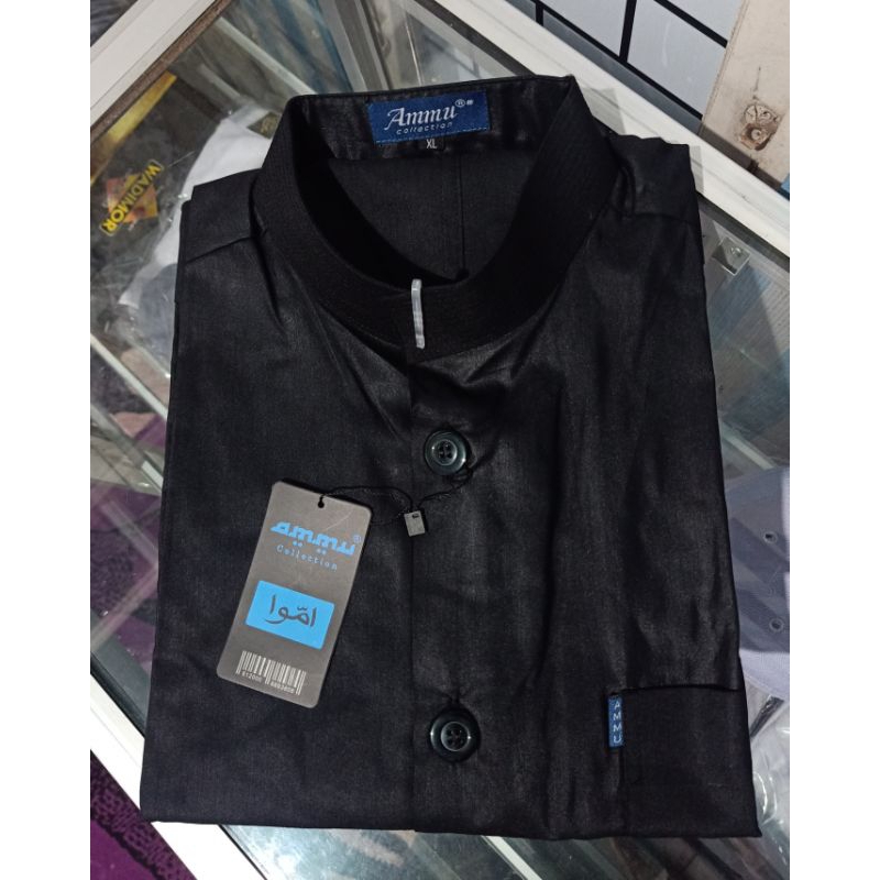 JUAL BAJU KOKO AMMU ORIGINAL 100% TERLARIS khusus WARNA HITAM