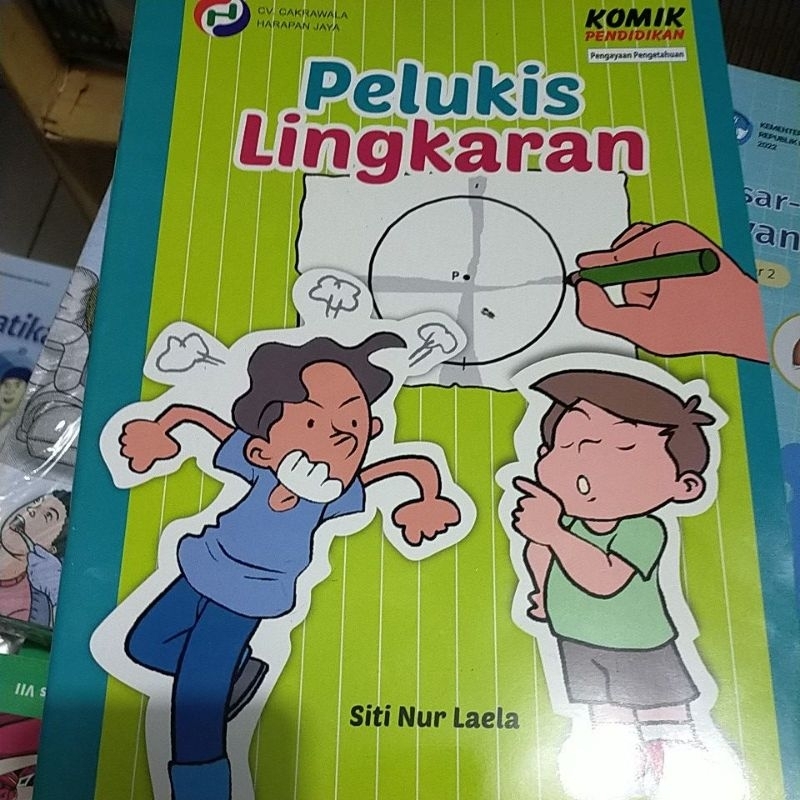 ORI buku komik pendidikan pelukis lingkaran penerbit cakrawala harapan jaya