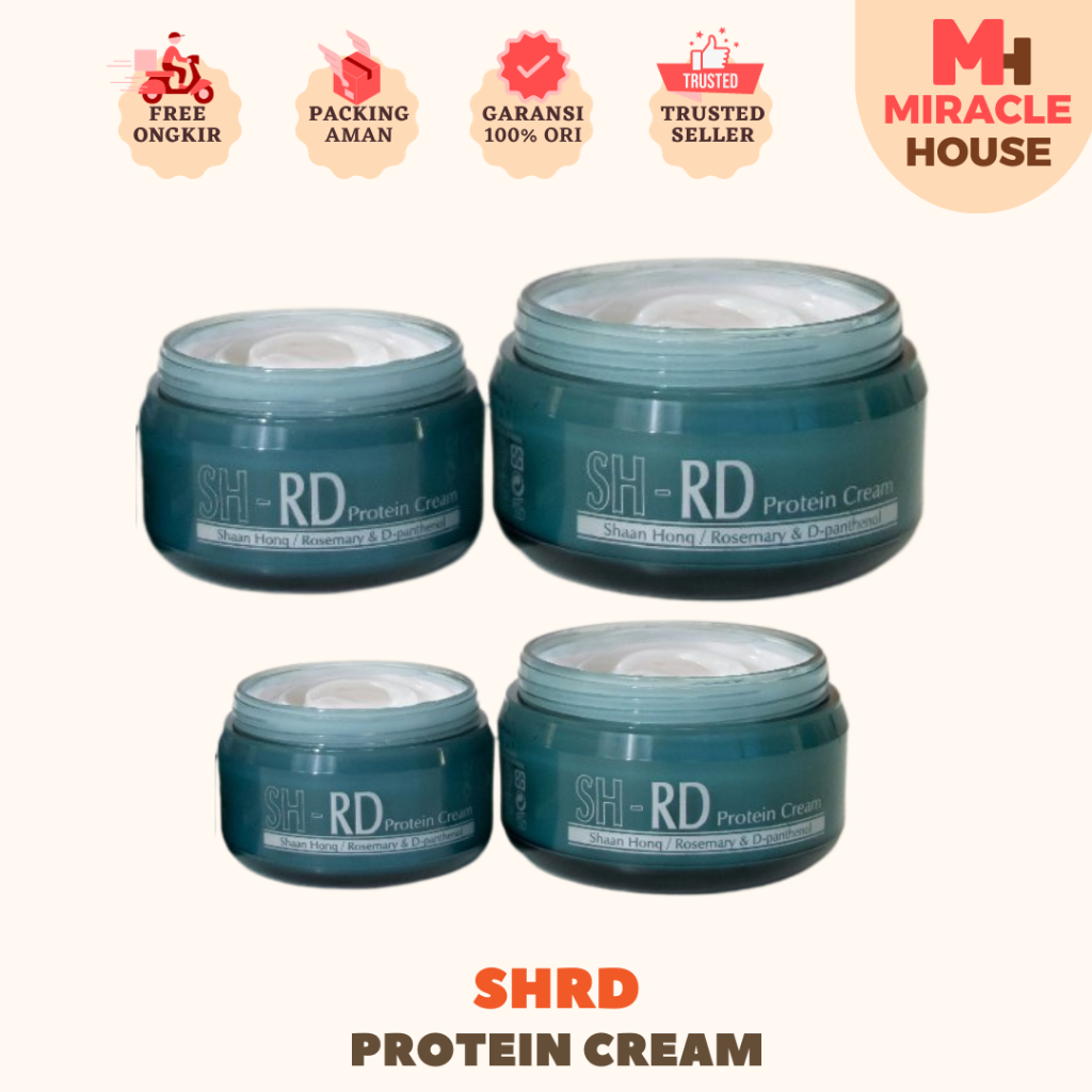 SHRD Protein Cream | Moisturizer & Vitamin Rambut untuk perawatan rambut kering sh-rd bpom original