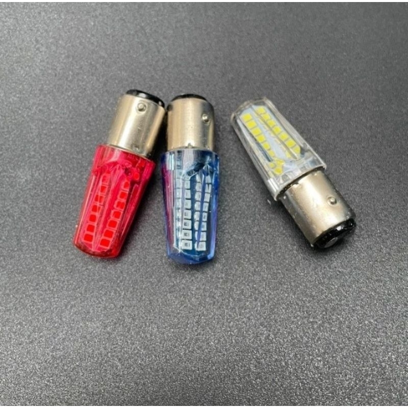 PROMO LAMPU REM BELAKANG MOTOR RUNNING FLASH MOBIL JELLY 24 LED SUPER TERANG MATIC BEBEK UNIVERSAL K