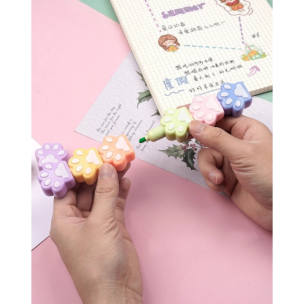 

Ay00! Stabilo Paw Lucu Warna Highlighter Stabilo karakter Warna Warni Untuk Jurnal / Stabilo Pastel