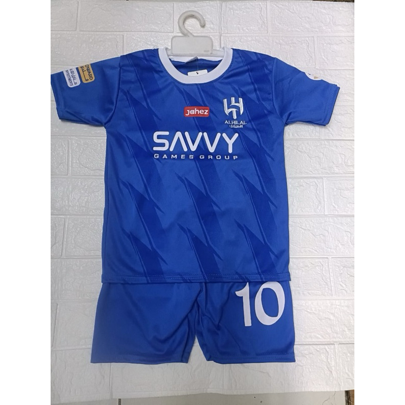 setelan jersey anak al hilal neymar kids