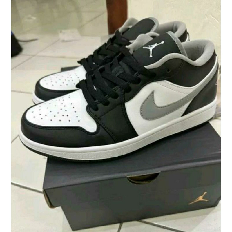 nike air jordan 1 low black medium grey shadow