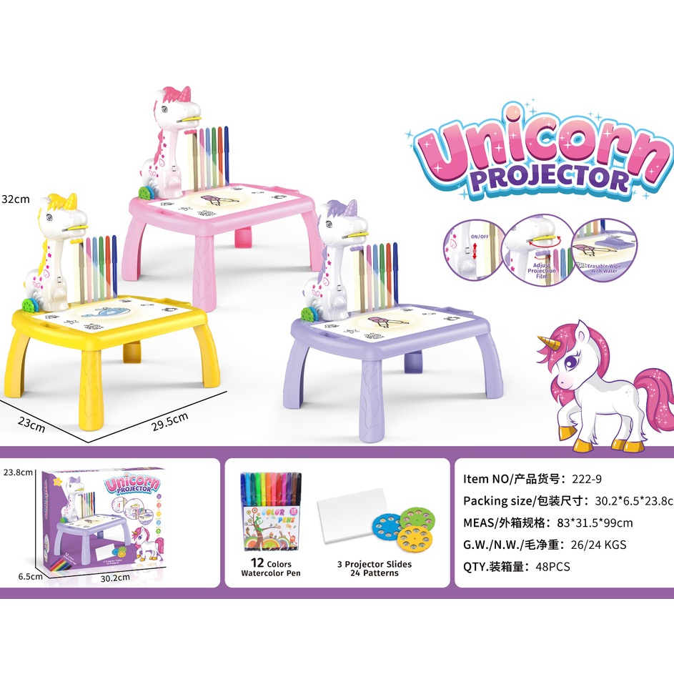 Harga Promo Meja Belajar Gambar Meja Gambar Anak Proyektor Meja Belajar Anak meja melukis ( ukuran m