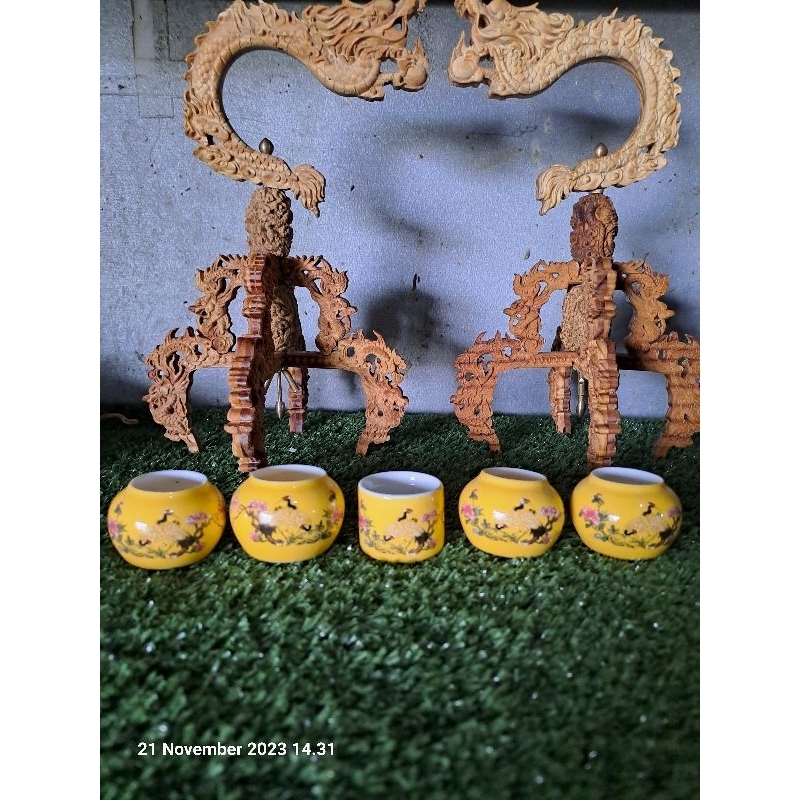 cepuk keramik burung kecil