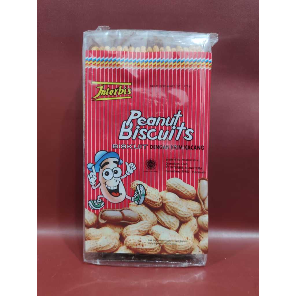 

Interbis Peanut Biskuit 275gr - Biskuits Rasa Kacang