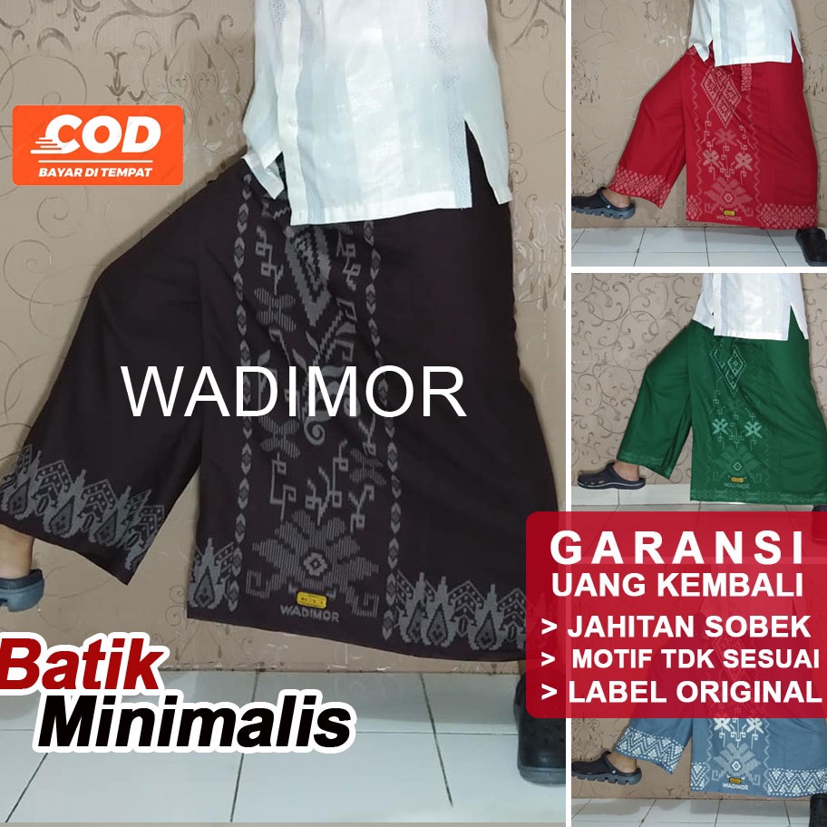 Ready.. Sarung Celana Dewasa Wadimor Batik Bali, ORIGINAL 100%, Celana Sarung Batik Wadimor Sarung I