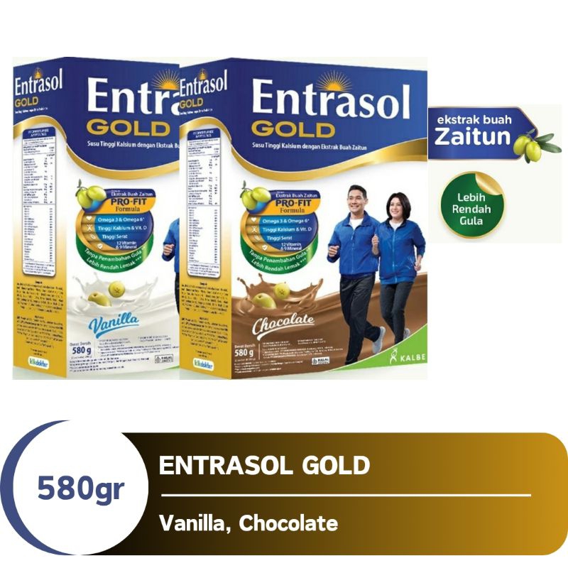 

ENTRASOL GOLD 580GR VANILLA/CHOCOLATE