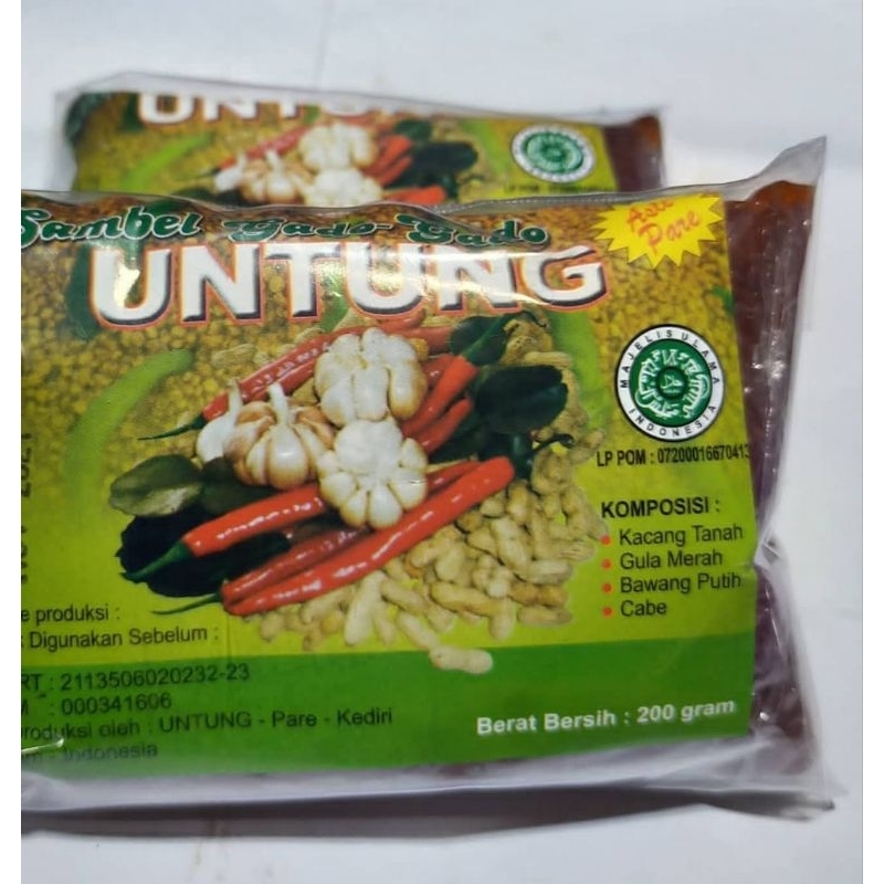 

Bumbu Gado Gado " Untung