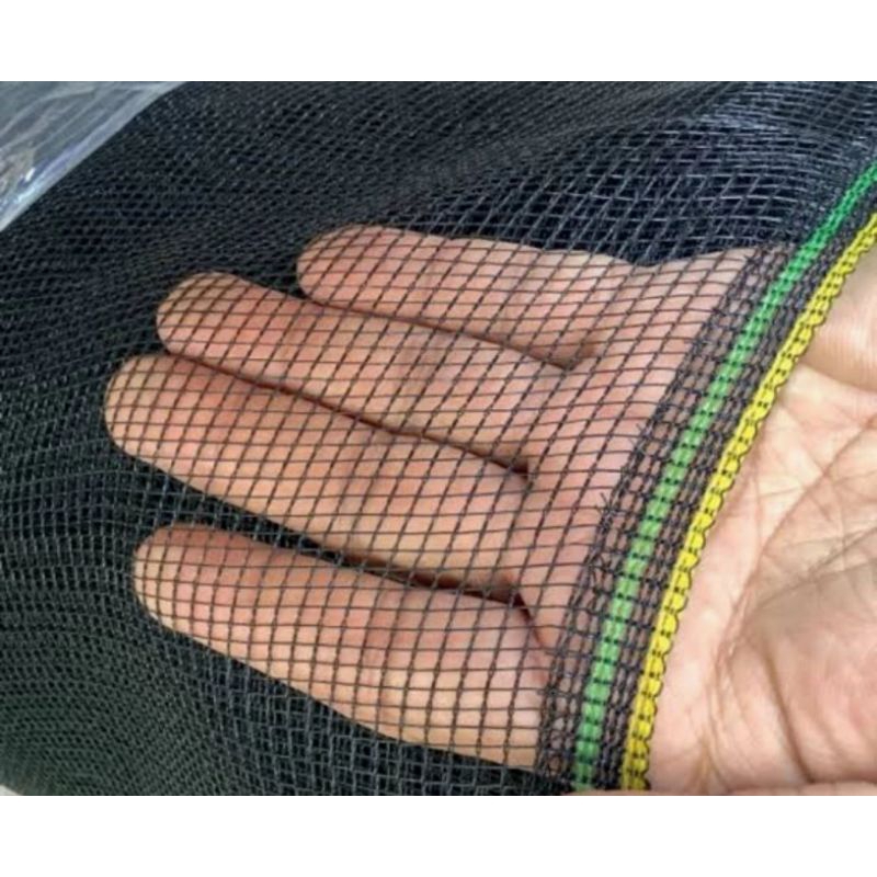 Waring Hitam (Untuk Pembungkus Filter Kolam, Jaring Tanaman, Pagar)