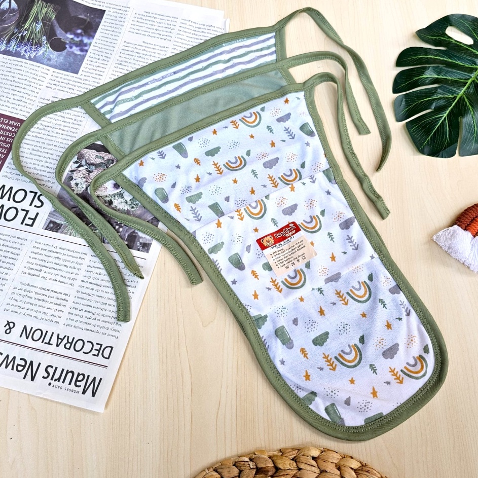 ➫➻❀✺ Baby Bloom 12 pcs / 6 pcs Popok Bayi Tali Kain SAGE & MUSTRAD SNI / Popok Kain Serian Premium