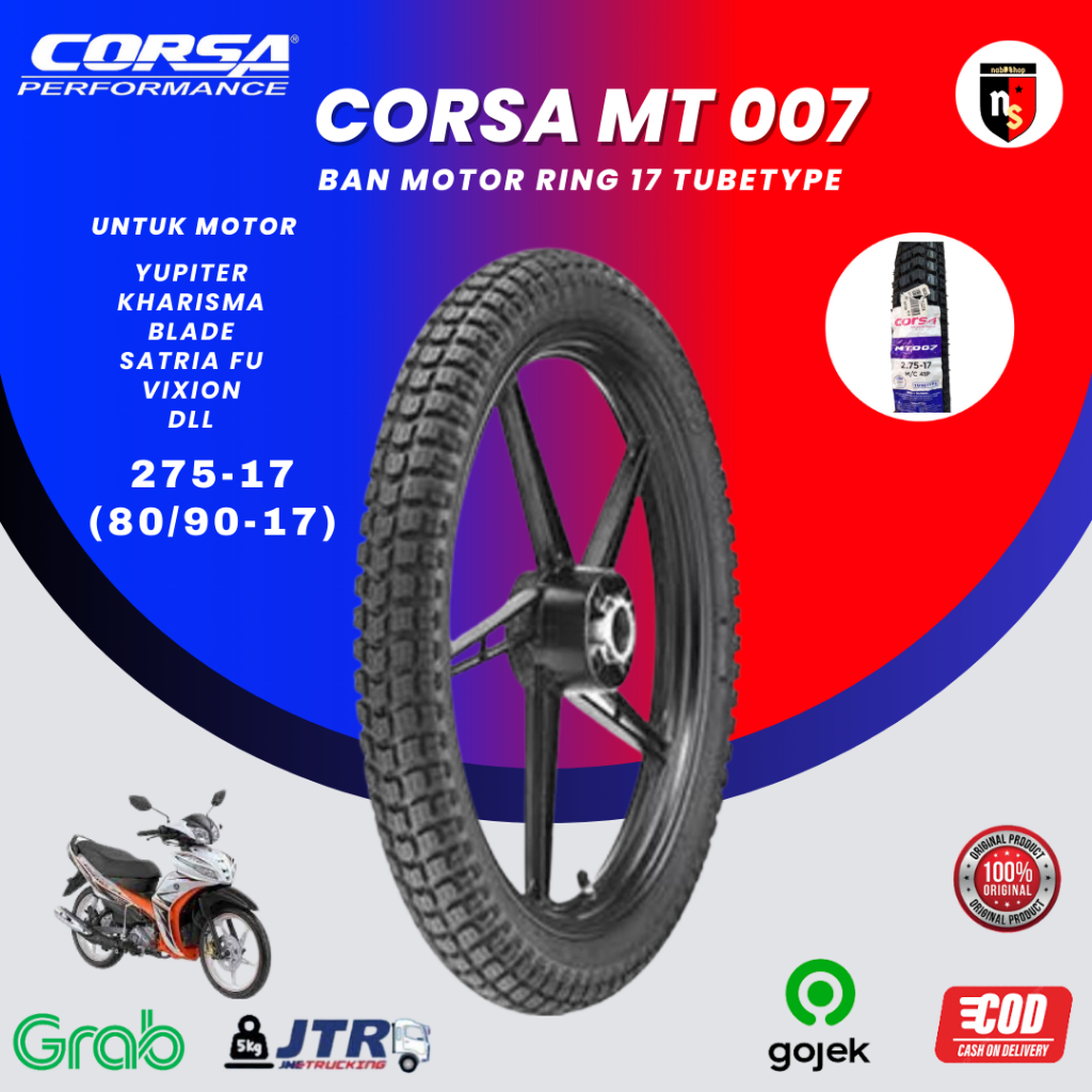 Ban Trail Corsa MT007 Tubetype 275 Ring 17 NEW