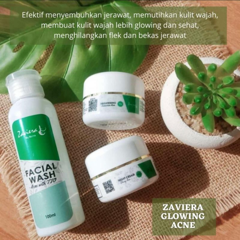 PAKET ZAVIERA GLOWING ACNE - BOOSTER ACNE