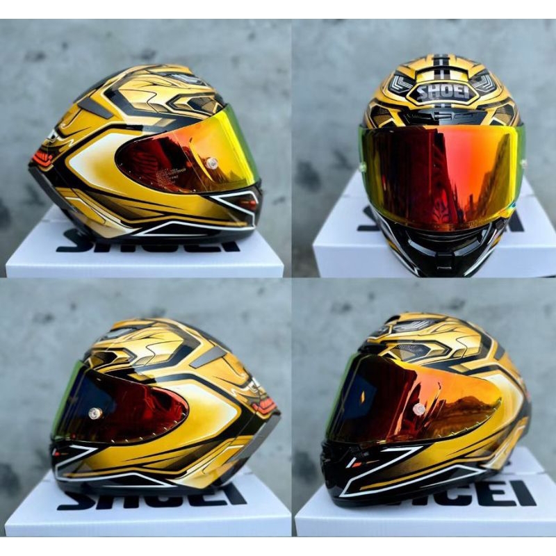HELM FULL FACE SHOEI X14 AERODYNE |HELM IMPORT SHOEI CLONE 1:1