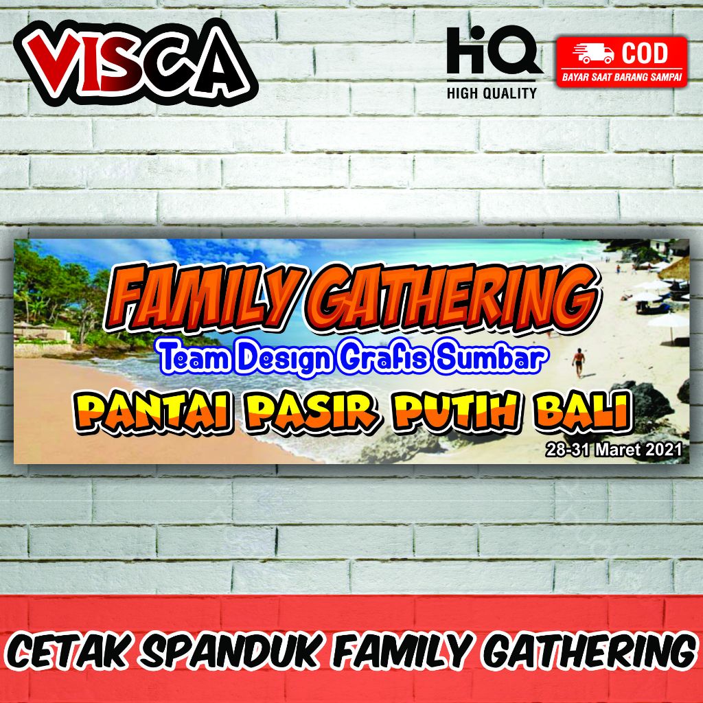 Cetak Spanduk Banner Family Gathering