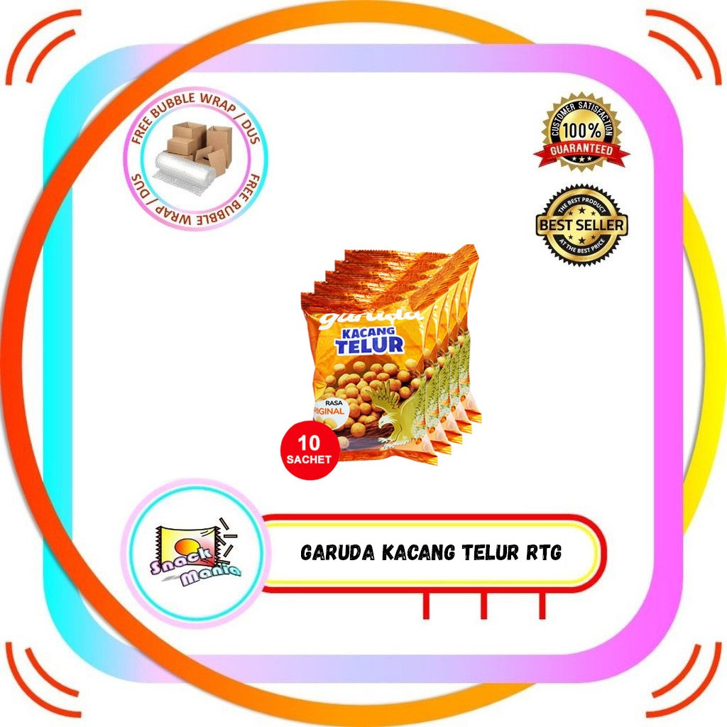 

Garuda Kacang Telur Original 16 gr x 10 sachet RENTENG