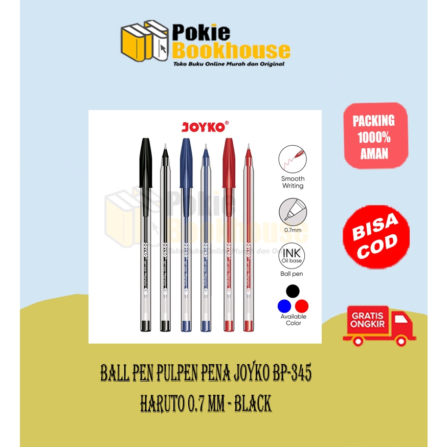 

Best Seller Original Ball Pen Pulpen Pena Joyko BP-345 Haruto 0.7 mm - Joyko