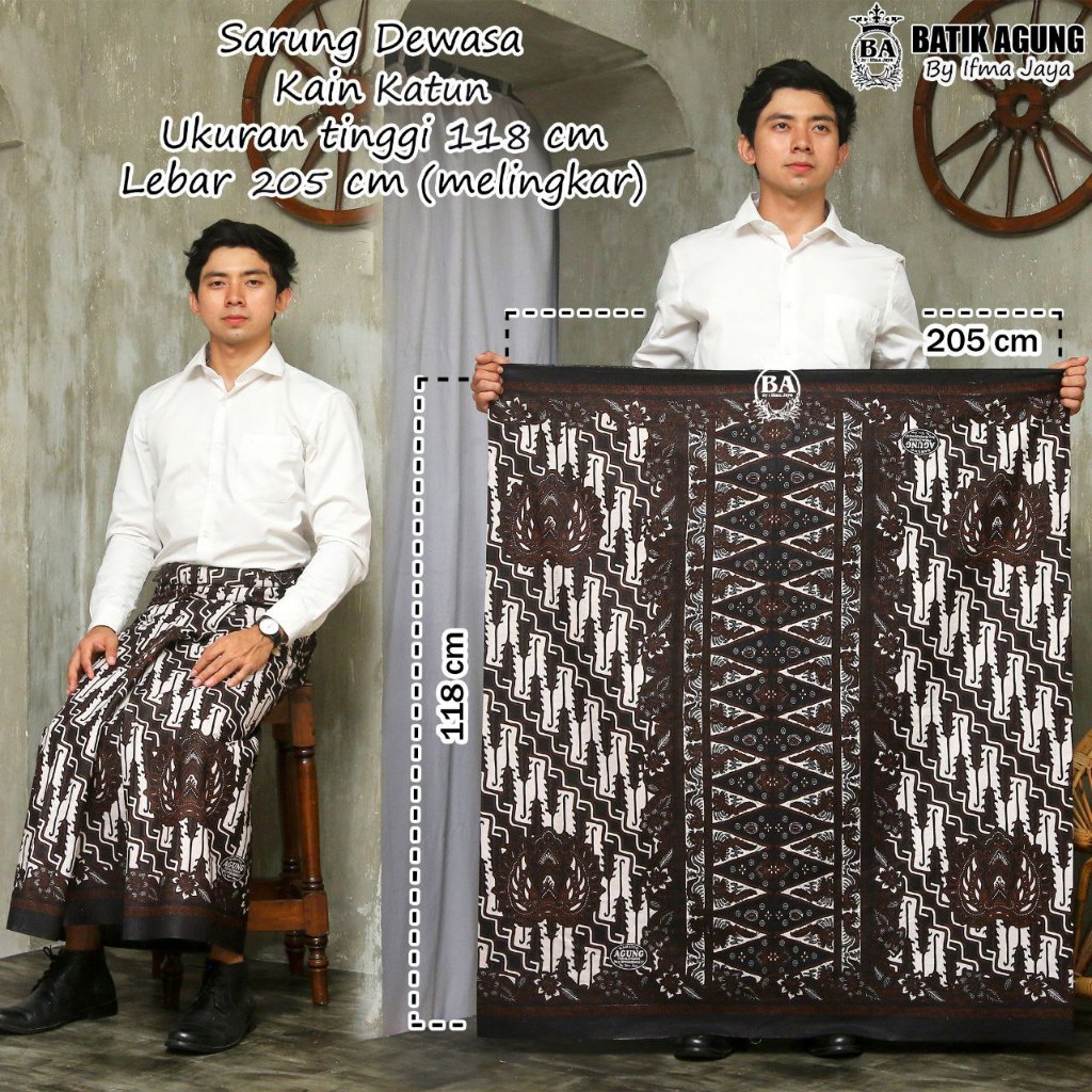 SARUNG BATIK AGUNG By Ifma Jaya MOTIF GUS IQDAM TERBARU